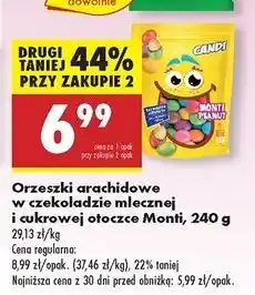 Biedronka Orzeszki arachidowe w czekoladzie mlecznej Candi (Biedronka) oferta
