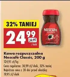 Biedronka Kawa Nescafe Classic oferta