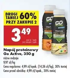 Biedronka Napój proteinowy wanilia Go Active oferta