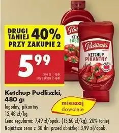 Biedronka Ketchup pikantny Pudliszki oferta
