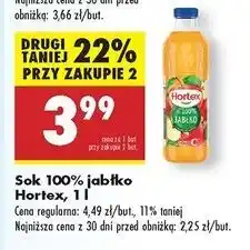 Biedronka Sok jabłkowy 100% Hortex oferta