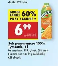 Biedronka Sok pomarańczowy Tymbark oferta