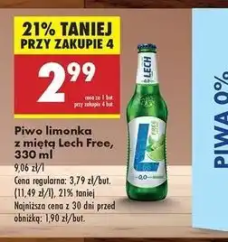 Biedronka Piwo Lech Free Limonka Z Miętą oferta