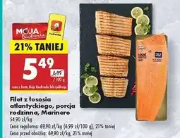 Biedronka Filet z łososia atlantyckiego Marinero oferta
