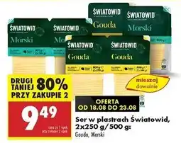Biedronka Ser morski plastry Światowid oferta