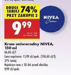 Biedronka Krem do twarzy i ciała Nivea Creme oferta