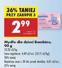 Biedronka Mydło Bambino oferta