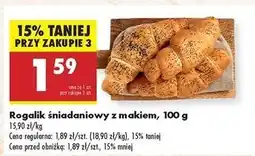 Biedronka Rogalik śniadaniowy z makiem oferta