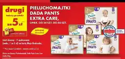 Biedronka Pieluchomajtki dla dzieci junior 5 Dada Extra Care oferta