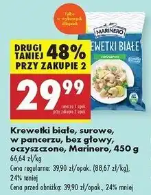 Biedronka Krewetki białe vannamei Marinero oferta