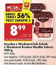 Biedronka Schab pieczony Kraina Wędlin Select oferta