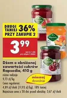 Biedronka Dżem brzoskwiniowy Rapsodia oferta