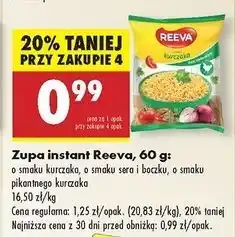 Biedronka Zupa o smaku sera i boczku Reeva oferta