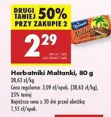 Biedronka Herbatniki Krakuski Maltanki oferta