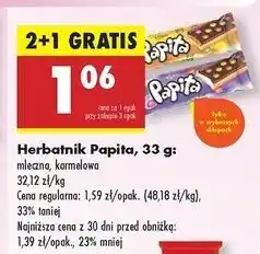 Biedronka Baton karmelowy Papita oferta