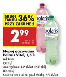 Biedronka Woda green Polaris Vital oferta