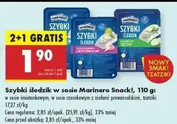Biedronka Śledzik tzatziki Marinero Szybki oferta