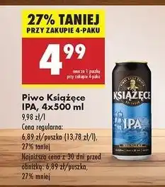 Biedronka Piwo Książęce Ipa oferta