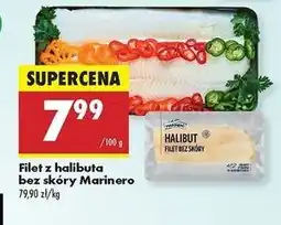 Biedronka Halibut filet ze skórą Marinero oferta