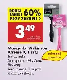 Biedronka Maszynki do golenia cherry blossom Wilkinson My Intuition Comfort oferta