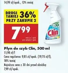 Biedronka Płyn do mycia szyb lemon Clin Windows & Glass oferta