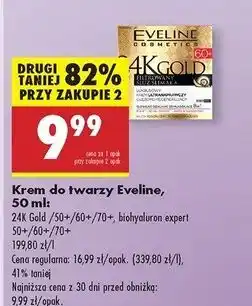 Biedronka Krem do twarzy ma dzień i noc 50+ Eveline Bio Hyaluron Expert oferta
