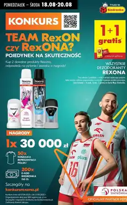 Biedronka Antyperspirant Rexona Men Cobalt Dry oferta