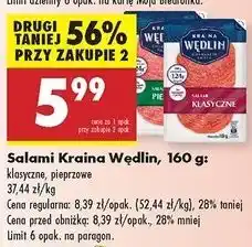 Biedronka Salami klasyczne Kraina Wędlin oferta