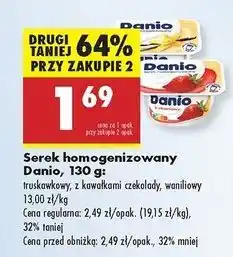 Biedronka Serek waniliowy Danone Danio oferta