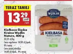 Biedronka Kiełbasa śląska Kraina Wędlin Nature oferta
