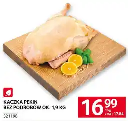 Selgros Kaczka pekin bez podrobów oferta