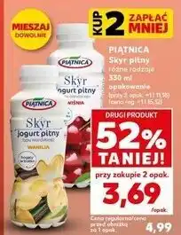 Kaufland Jogurt wiśnia Piątnica Skyr oferta