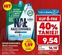 Kaufland Woda niegazowana Nałęczów Zdrój oferta