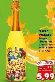 Kaufland Napój gazowany brzoskwiniowy Trele Morele oferta