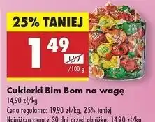 Biedronka Cukierki bim-bom Roshen oferta
