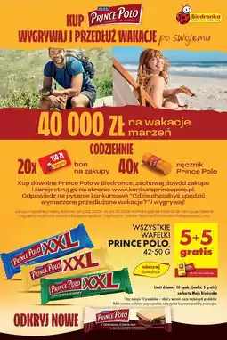 Biedronka Wafelk z odrobiną czekolady Prince Polo oferta