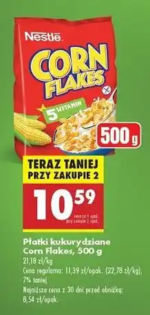 Biedronka Płatki śniadaniowe Corn Flakes (Nestle) oferta