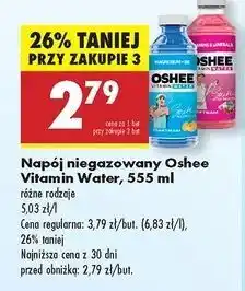 Biedronka Napój witaminy i minerały Oshee Vitamin Water oferta