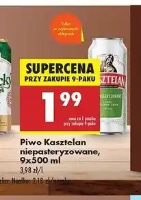Biedronka Piwo Kasztelan Niepasteryzowane oferta