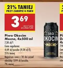 Biedronka Piwo Okocim Mocne oferta