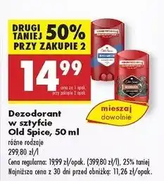 Biedronka Dezodorant Old Spice Bearglove oferta