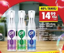 Biedronka Spray do czyszczenia lawenda + eukaliptus Cif oferta