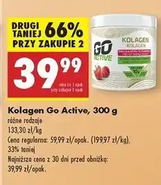 Biedronka Kolagen truskawka-malina Go Active oferta