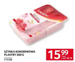 Selgros Szynka konserwowa plastry oferta