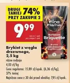 Biedronka Brykiet grillowy Fire & Flame oferta