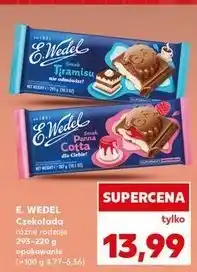Kaufland Czekolada mleczna o smaku panna cotta E. Wedel oferta