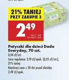 Biedronka Patyczki dla niemowląt Dada oferta
