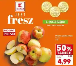 Kaufland Jabłka letnie polska oferta