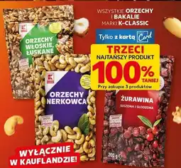 Kaufland Żurawina suszona K-Classic oferta