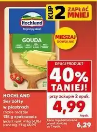 Kaufland Ser gouda plastry Hochland oferta